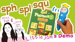 Demo | sph spl squ | Triple Blends | Go Phonics | 5 Easy Steps | Easy English | Ms Pam & Little Jam