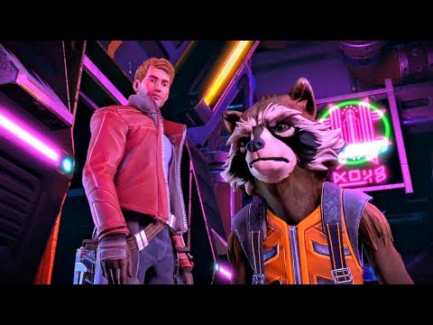 Peter Quill Flies to Rocket Raccoon's Home Planet Halfworld (Guardians of the Galaxy | Telltale)