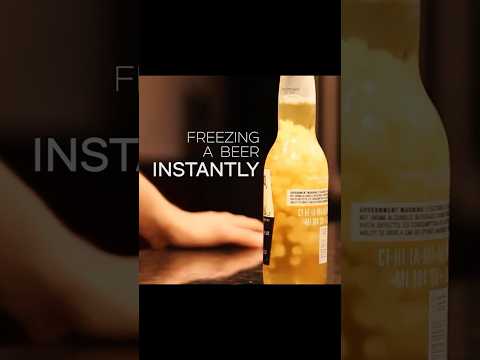 How Does This Beer Freeze Instantly?