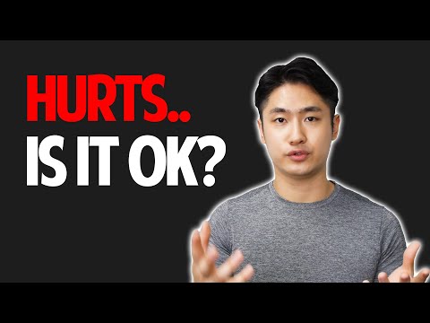 It HURTS.. Is it OK?｜Important THINGS When Doing Fixing Exercises!!