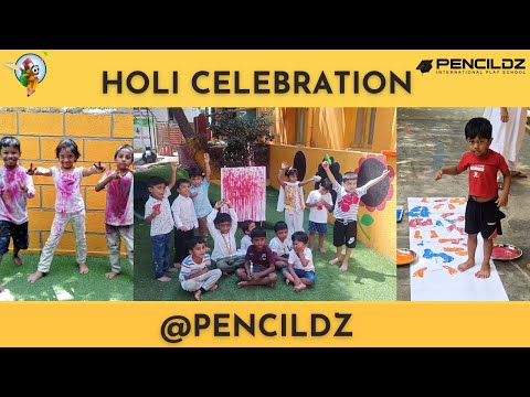 Holi celebration at Pencildz