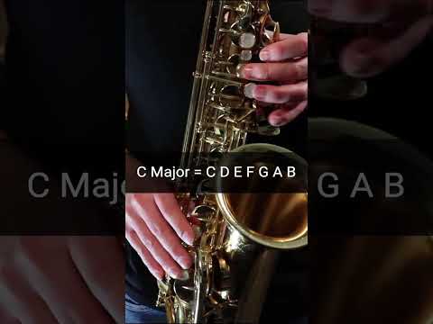 C Major Fingering Notes On Saxophone  #howtoplaysaxophone #saxophone #saxcover #saxophonelessons