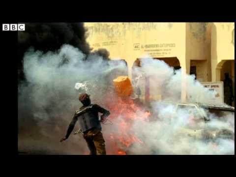 BBC News   Suicide bomber hits Nigerian presidential rally