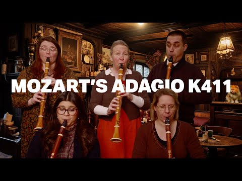 Mozart's Adagio in B flat major, K411 on five period clarinets