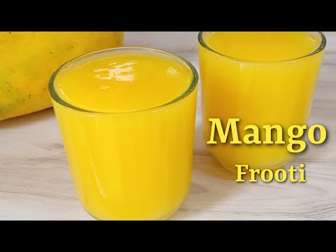 చల్ల చల్లని మాంగో ఫ్రూటీ ఇంట్లోనే చేద్దాం || Prepare Mango Frooti at home with just 3 Ingredients