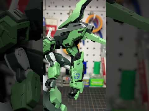 Gundam Aerial Rebuild Green Commander Custom #gundam #gundamaerial #gunplabuilder