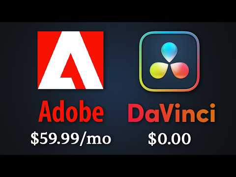 Adobe is horrible. So I tried DaVinci Resolve