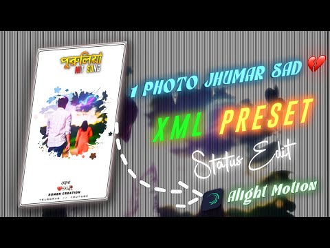 Poritosh Mahato Sad Song Edit in Alight Motion - Viral Tutorial #xml #alightmotion