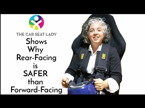 Rear-facing vs. Forward-facing explained like you've never seen before! - by The Car Seat Lady