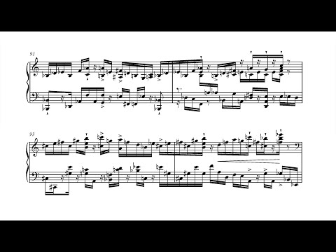 Nikolai Kapustin - Capriccio, Op. 71 (1992) [Score-Video]