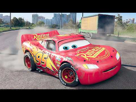 Lightning McQueen in Real Life Cars Pixar