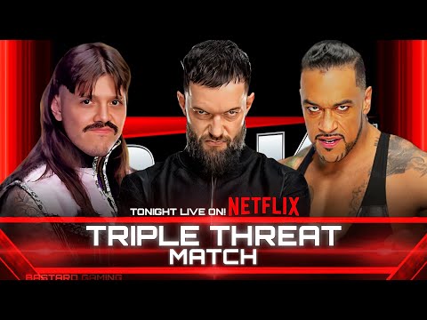 WWE 2K24 | Finn Balor VS Damian Priest VS Dominik Mysterio - Triple Threat Match | Raw