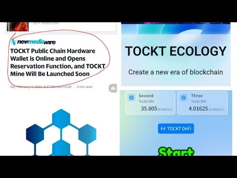 TOCKT NEW ERA OF FUTURE BLOCKCHAIN AND ECOLOGY💥🚀//MINE TOCKT OWN BLOCKCHAIN🤑🤭 NTUCIKWE NAYA MAHIRWE