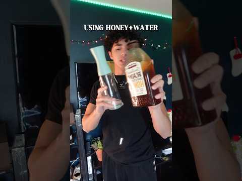 USING HONEY + WATER IN MY HAIR ‼️