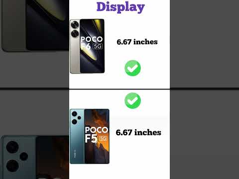 POCO F6 vs POCO F5 | Konsa phone lena chahiye | Full comperijon in short