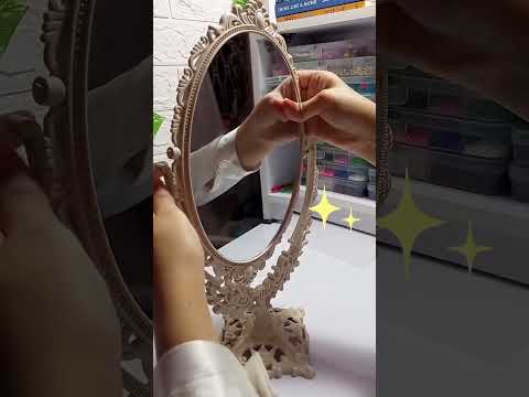 Unboxing the prettiest mirror ever 😍✨ | #shortvideo #unboxing #unboxingmirror #shorts #shortsfeed