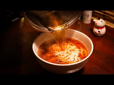 深夜に作る「たぬきにゅうめん」