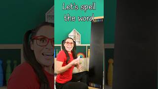 Learn Letters and Spelling for Kids - writing the word Card. #shorts #firstwords #spelling