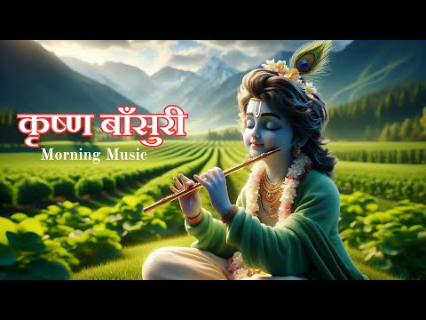 Krishna Flute || कृष्ण बाँसुरी Morning Flute ,Yoga Music ,Indian Relaxing Flute, Positive Energy