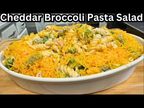 Delicious Cheddar Broccoli Pasta Salad