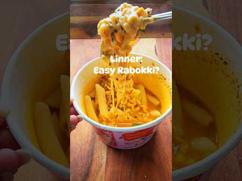 Easy Rabokki?! #rabokki #tteokbokki #ramennoodles #asmr #easymeals #buldak #spicynoodles #asmrfood