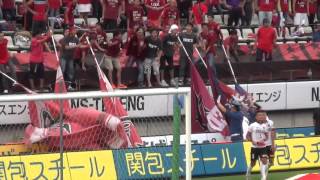 浦和GK西川が鹿島ゴール裏にボールを蹴り込む｜2015 J1 2nd 第12節 鹿島vs浦和