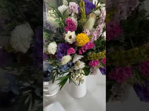 ⛳ Луговой стабилизированный букет - подарок к новому году #florist