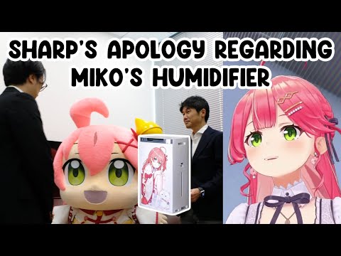 Sharp Apologizes to Hololive for Not Being Able to Make Miko's Magical Humidifier