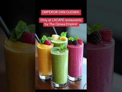 Only at LACAFE restaurants by The Ojowa Empire!