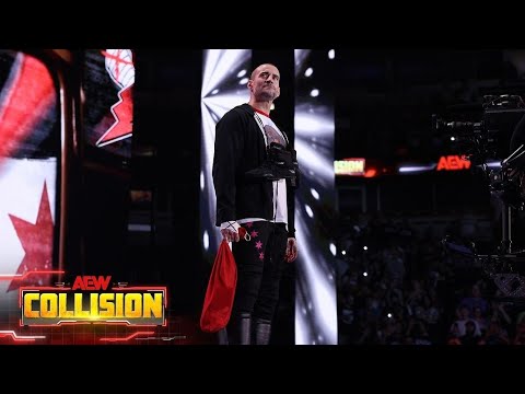 CM Punk Returns With The First Ever AEW Collision Entrance: AEW Collision, June 17, 2023