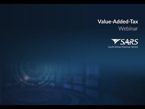 SARS Value Added Tax (VAT) Webinar