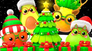 Baby Fruit Dancing - CHRISTMAS MAGIC HOLIDAY 🎄 ✨ Sensory Videos 🎁⭐