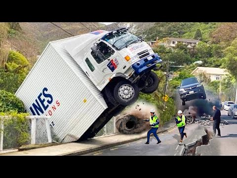 Dangerous Idiots Fastest Truck & Heavy Equipment Fails | Extreme Truck Idiots at Work #35