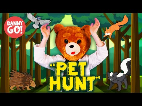 Bearhead Pet Hunt 🐿 | Silly Videos For Kids | Animal Videos | Danny Go!