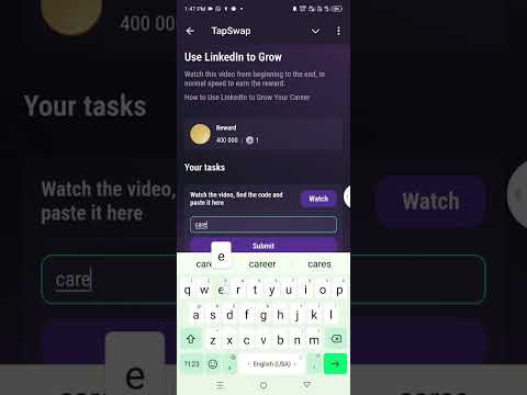 Tapswap video Use LinkedIn To Grow #cryptocurrency #digitalcurrency #tapswapcode #tapswapcode #ybtc