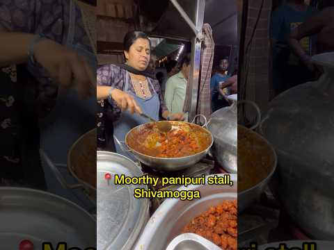 Moorthy panipuri stall | Shivamogga | Near police chowki | local food #foodies