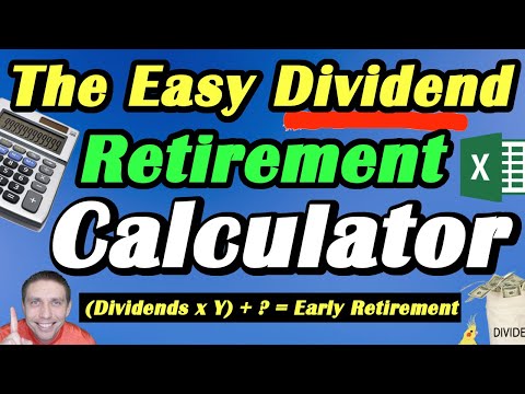 The Easy Formula to Retire Early Using Dividend & Growth Investing💰   (Dividend Reinvestment Excel)