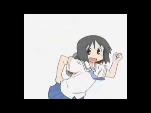 Nano Shinonome dancing to the Nichijou soundtrack