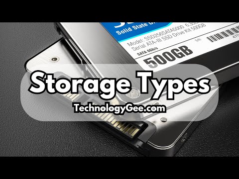 Storage Types | CompTIA Tech+ FC0-U71 | 2.3