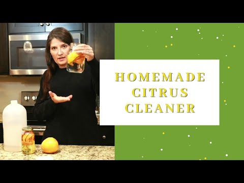 Grapefruit cleaner - how to make and use