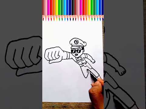 step by step easy singham drawing#shorts#singham#shortvideo#drawing #viralshorts #easyartwithbiplab