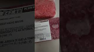 3 types of Costco ground beef