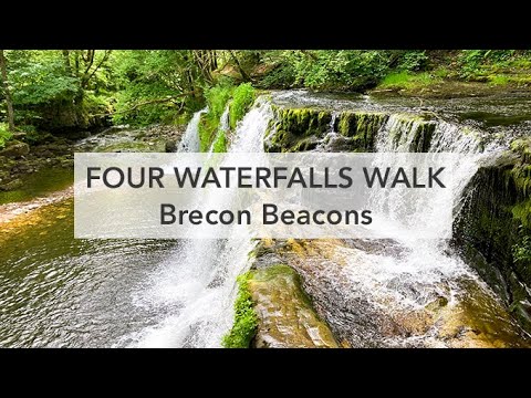 Epic Four Waterfalls Walk, Brecon Beacons in June. Wales hiking.