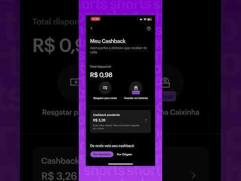 COMO RESGATAR CASHBACK NUBANK PARA CONTA #Nubank #Cashback