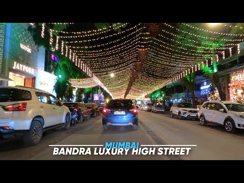 4K Drive in Bandra | Mumbai's Bandra lights up