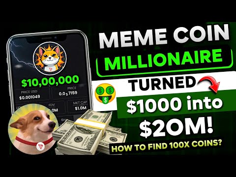 🛑 Make Millions in Meme Coins! | Turn $1000 into Millions in 100x Memecoins | Possible? How to Find?