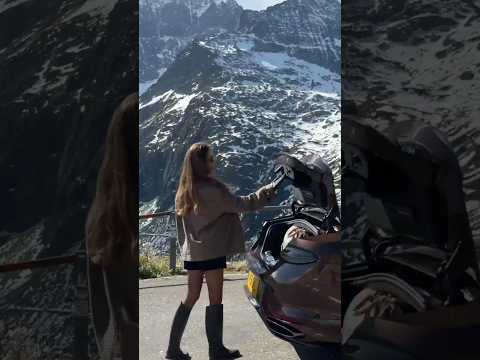 AD Driving the new Bentley Motors Continental GT through the Swiss alps