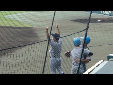 仙台育英 優勝の瞬間!!→涙の須江航監督と選手たち(第104回全国高等学校野球選手権大会/決勝戦)