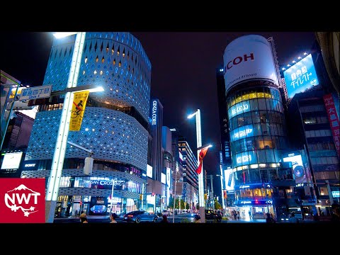 【4K HDR】Tokyo Ginza After The Rain, May 2021