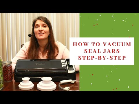 How to vacuum seal food using the FoodSaver jar attachments